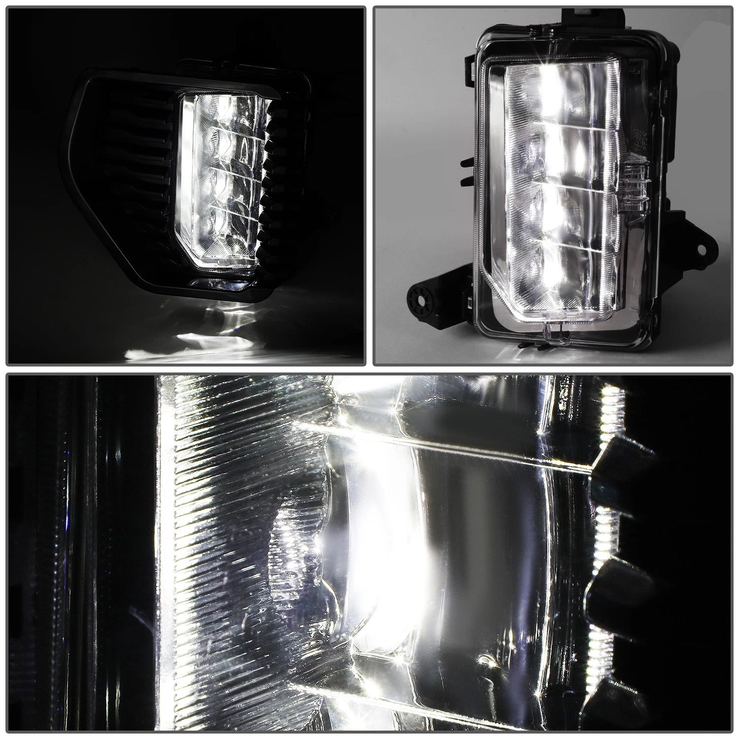 Clear Lens LED Fog Light Lamps for GMC Sierra 1500 (2019–2021)