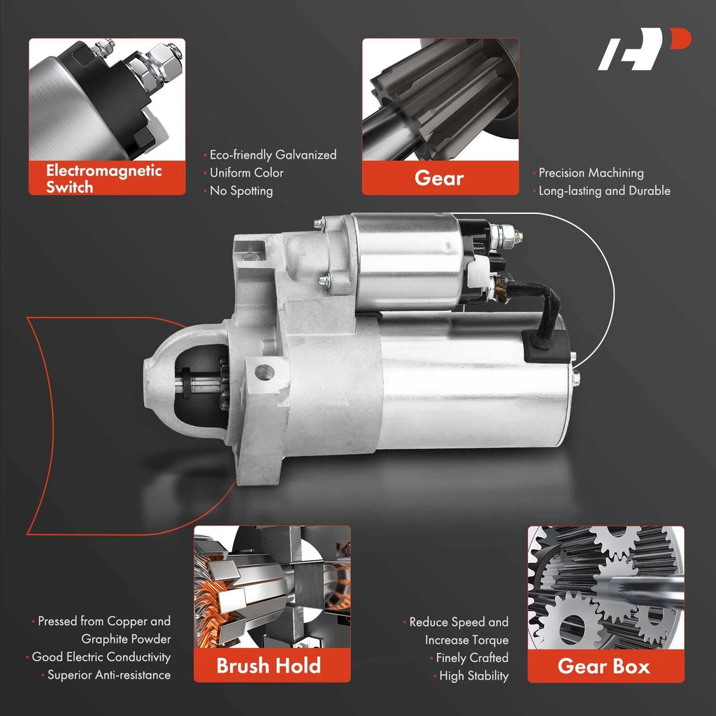 Starter Motor for Chevy Impala, Camaro, Buick V6 (1995-2005)