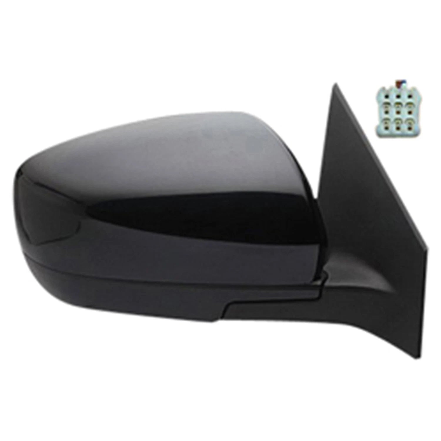Replacement Passenger Power Door Mirror w/Heat w/o Blind Side Detection System