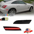 2X LED Smoked Lens Rear Side Marker Lights for Chrysler Crossfire (2004–2008)