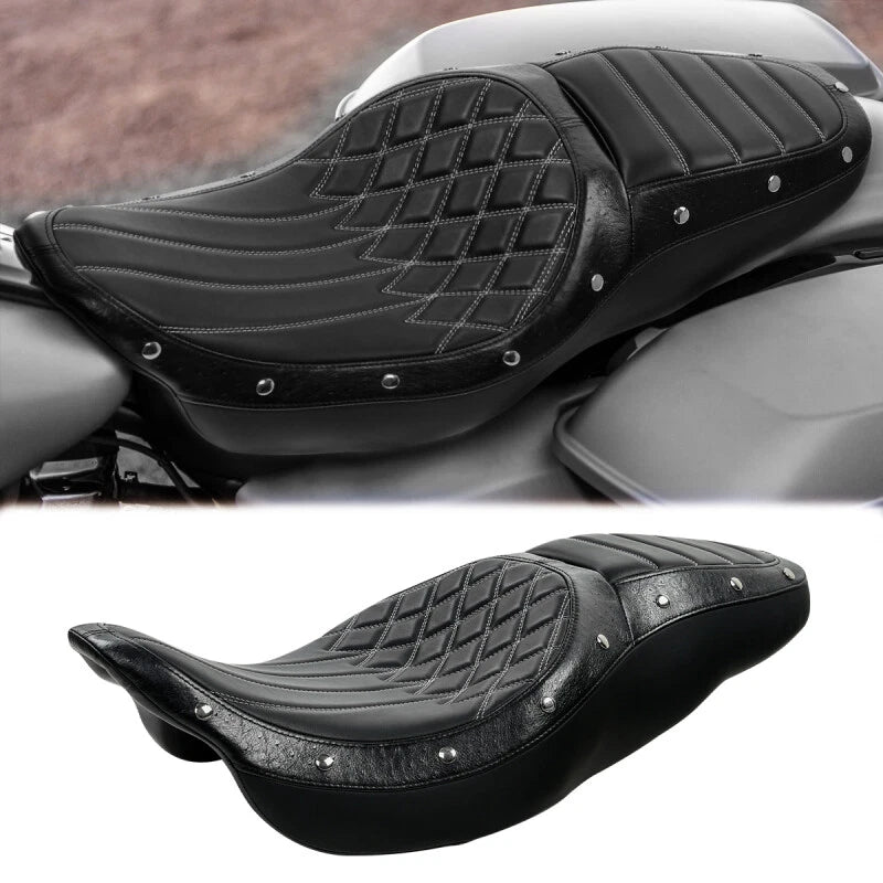 Driver Passenger Seat for Harley Touring Electra Road Glide King (2009–2023)