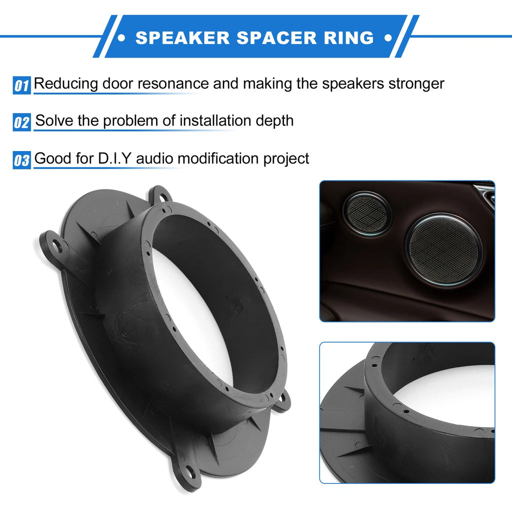 Set of 2 Speaker Spacer Rings for Mazda CX-9 (6.5")