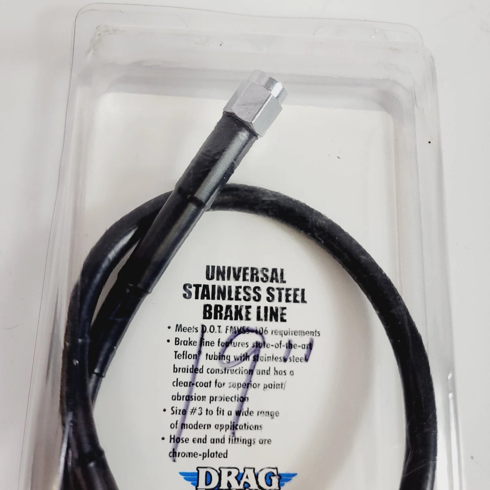 Brake Line 19" for Motorcycle (Universal) - Part No. 1741-2708