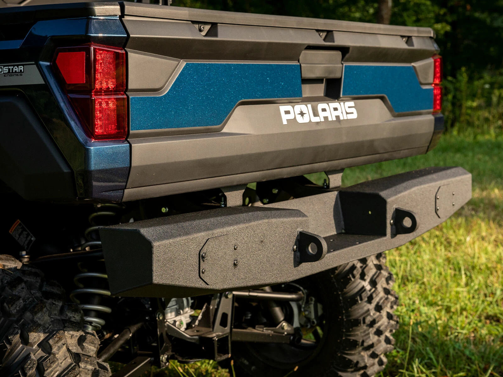 Heavy Duty Rear Winch Bumper for Polaris Ranger XP 1000 / Crew (2017–2023)