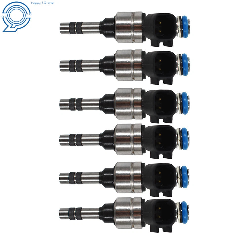 Set of 6 Fuel Injectors for GMC Buick LaCrosse Chevrolet Cadillac CTS (2005–2011)