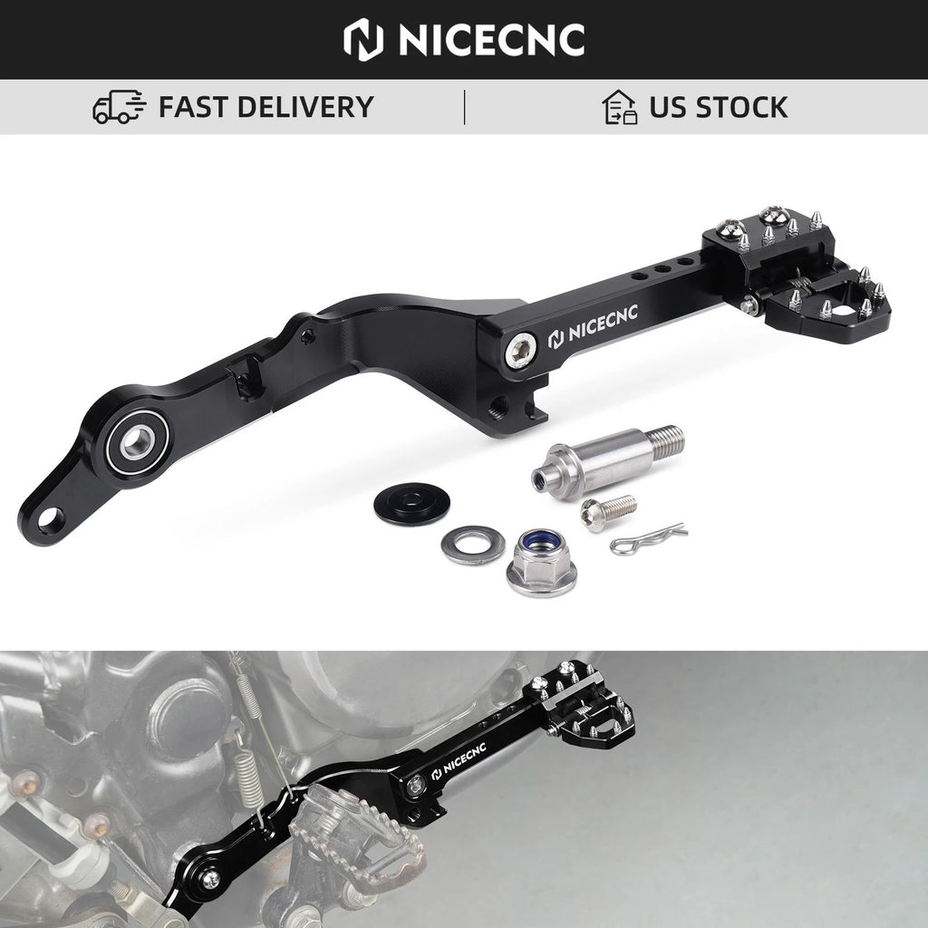 Rear Foot Brake Lever Pedal Kit for Suzuki DR650S/SE (1996–2025) Aluminum