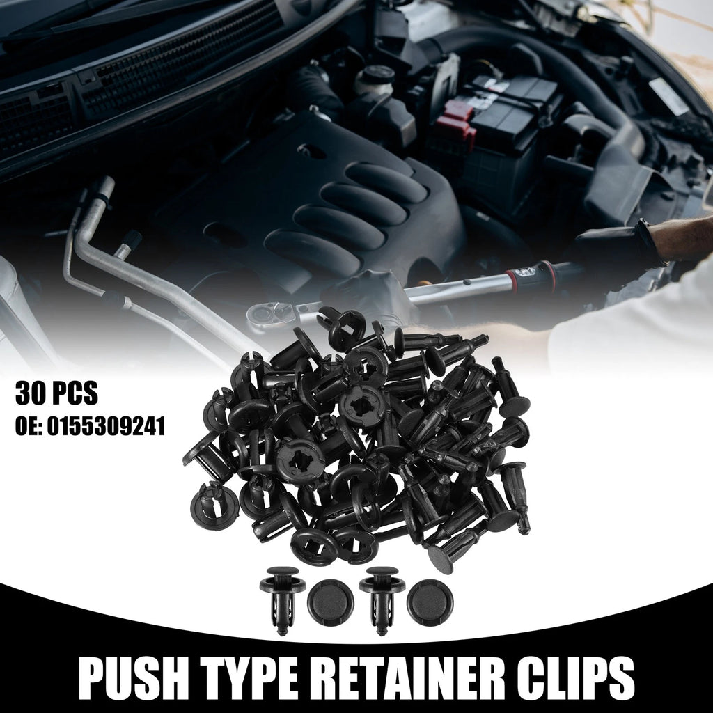 30 Pcs Push Type Retainer Clips No. 0155309241 for Nissan 350Z (2003–2009)