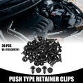 30 Pcs Push Type Retainer Clips No. 0155309241 for Nissan 350Z (2003–2009)