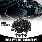 30 Pcs Push Type Retainer Clips No. 0155309241 for Nissan 350Z (2003–2009)