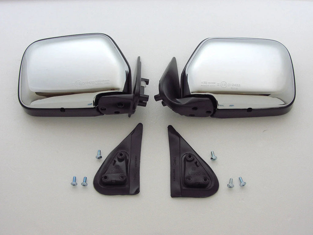 Chrome Door Mirrors for 88-97 Toyota Hilux Mighty-X 4Runner Surf (88-97)
