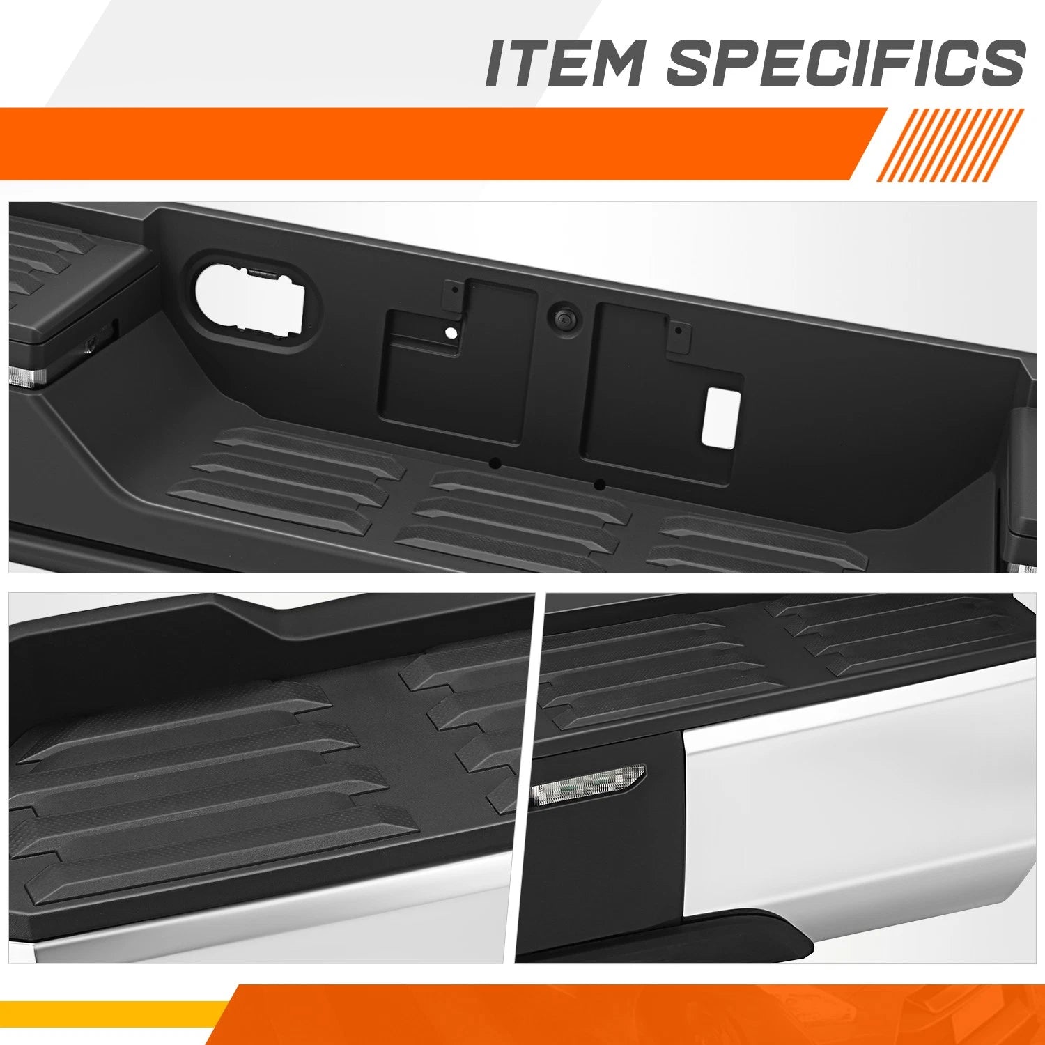 Rear Bumper Assembly for Toyota Tundra (2022–2026) w/Towing Pkg, LED Lamp
