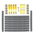 Set of 4 Heavy Duty E-Track Tie Down Straps for Multiple Vehicles