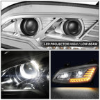 Full LED Chrome Clear Headlight for Peterbilt 579 (2022–2025)