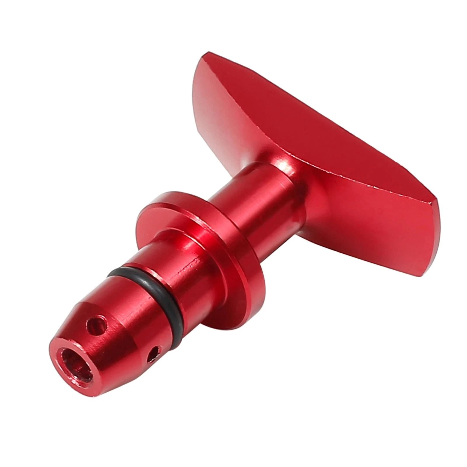 2 Pcs Oil Dipstick Pull Handle for Ford Mustang GT V8 GT500 (2015–2023) Red Aluminum