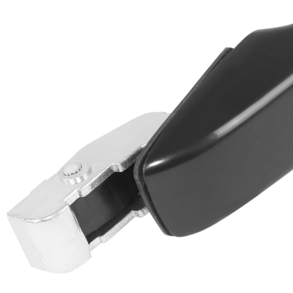 Front Left Exterior Door Handle for Honda CR-V (2002–2006) w/Keyhole, Smooth Black