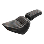 Driver Passenger Seat for Harley Softail Street Bob (2018–2023) Black