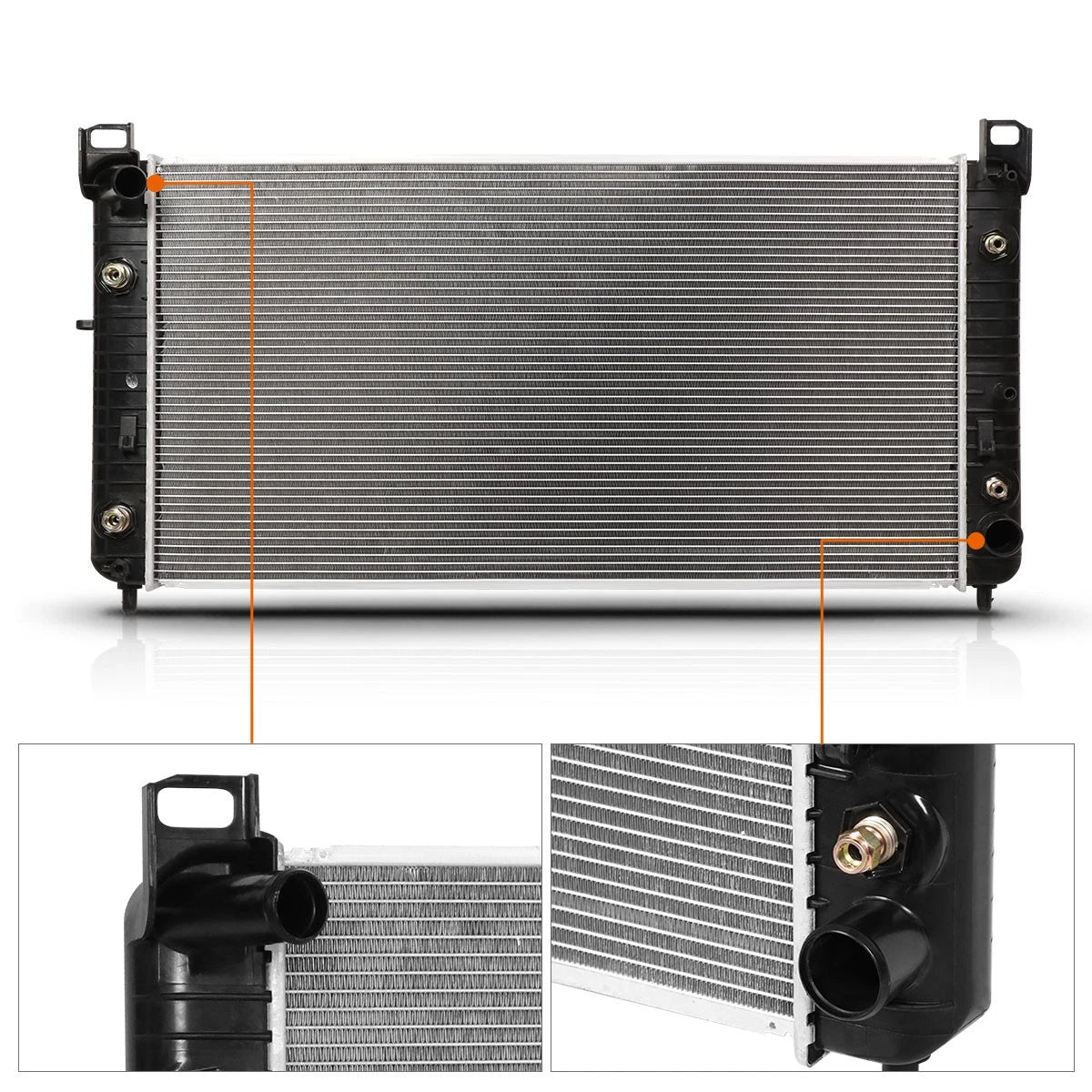 Aluminum Core Radiator for Silverado/Sierra 2500 3500 (2001–2002) DPI-2537