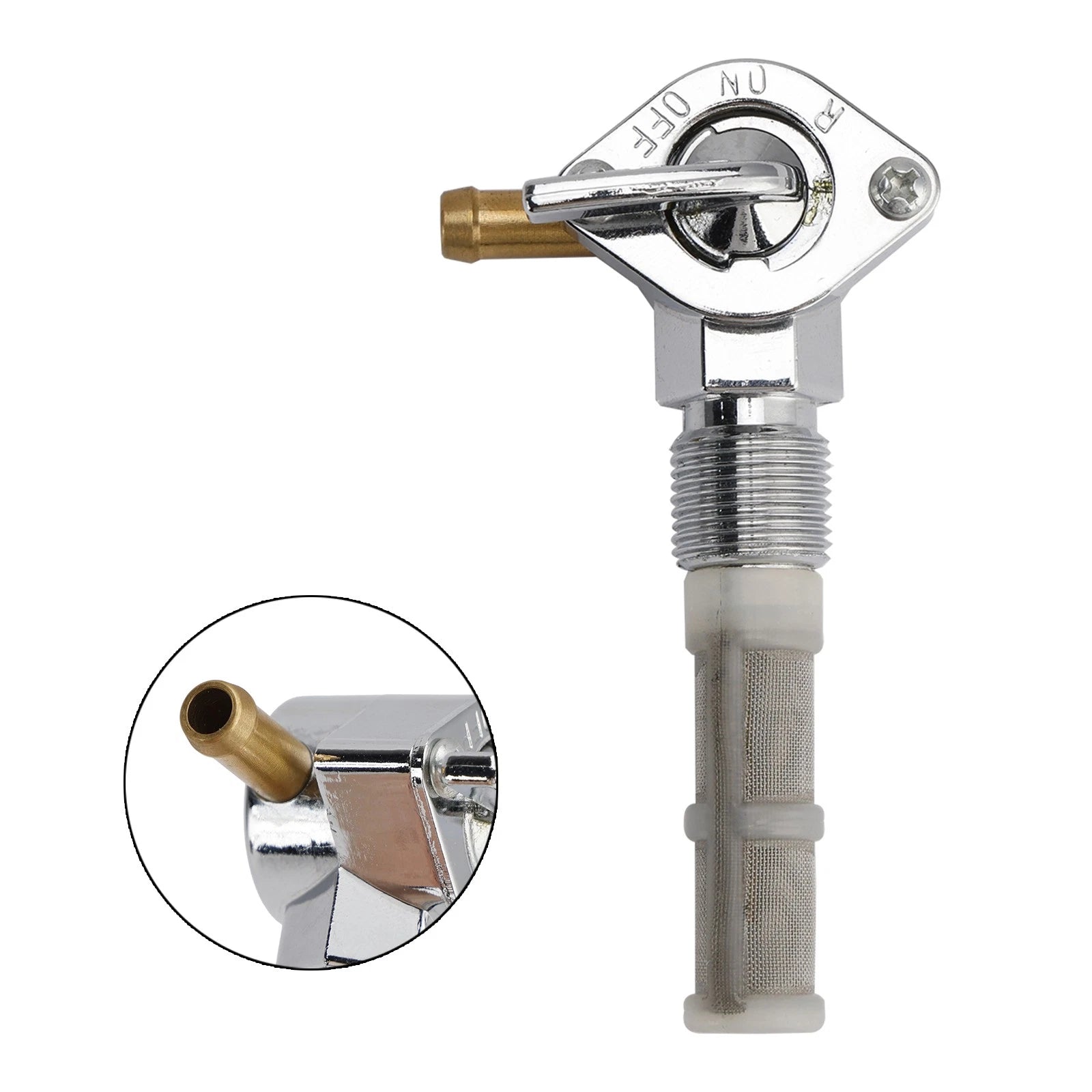 Gas Tank Fuel Cock Valve Petcock for Electra Glide FLB FLFB FLHB (1966–1969)