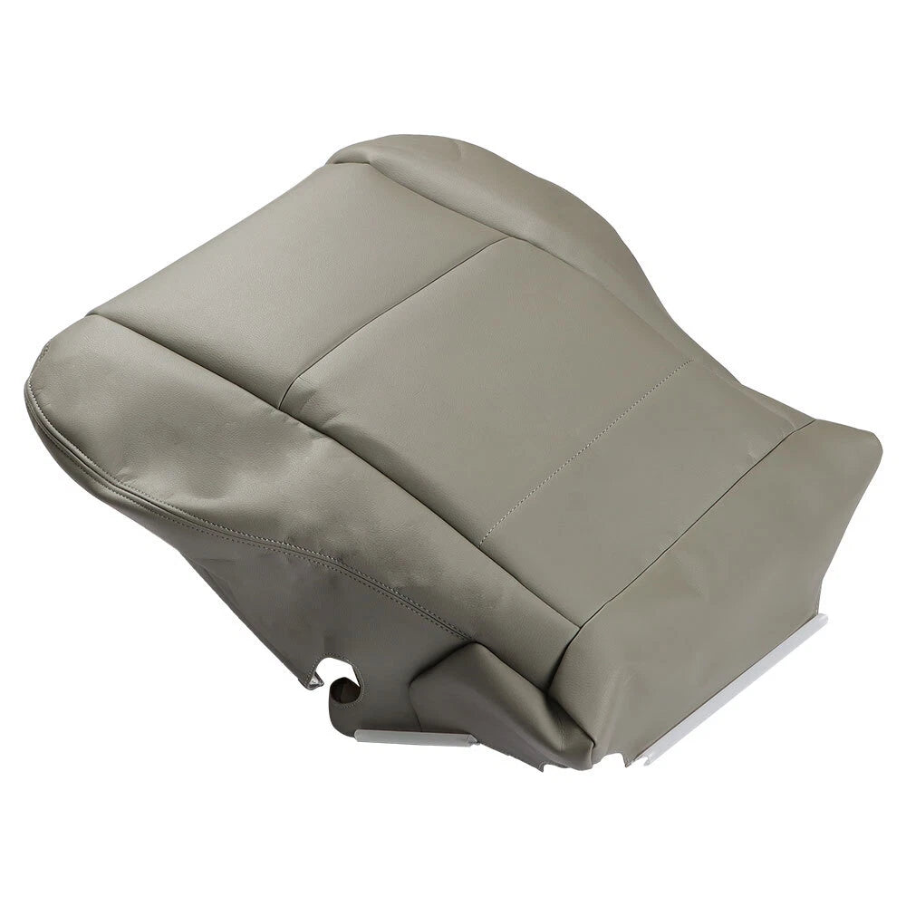 Gray Leather Driver Bottom Seat Cover for Toyota Tundra Sequoia (2000–2004)