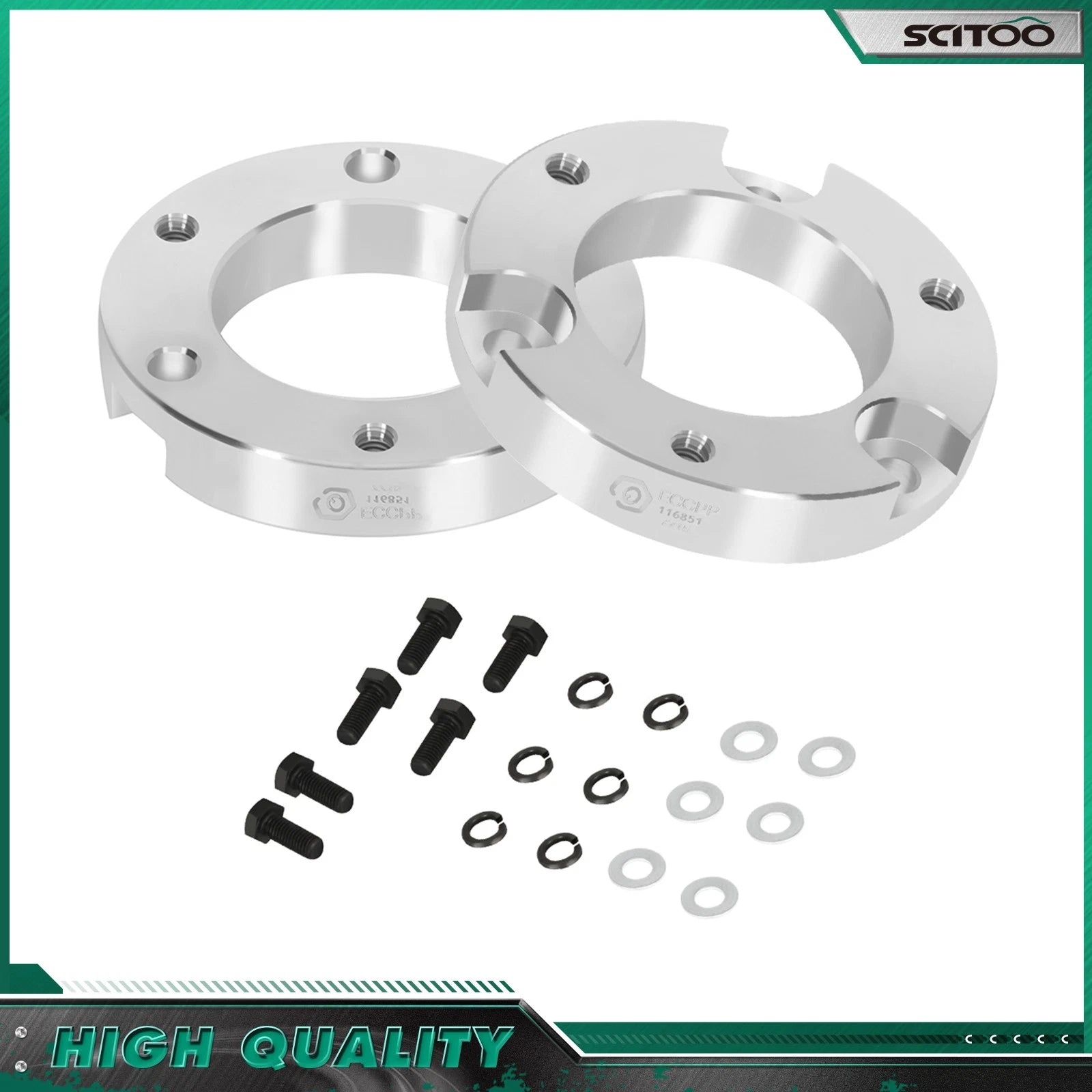 2X 1.5" Front Leveling Lift Kit for Toyota 4Runner FJ Cruiser Tacoma (2003–2023)