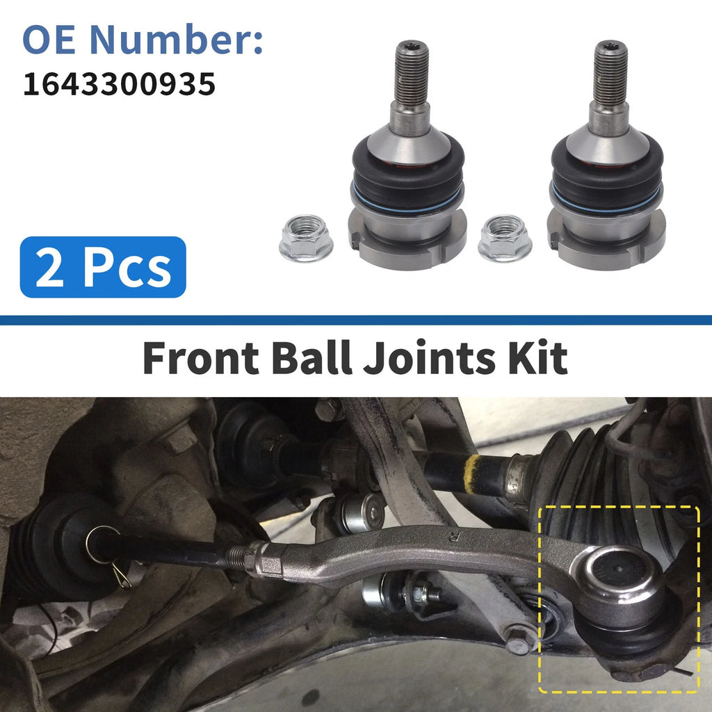 2X Front Lower Ball Joints for Mercedes-Benz GL-Class (2005–2012) No. 1643300935