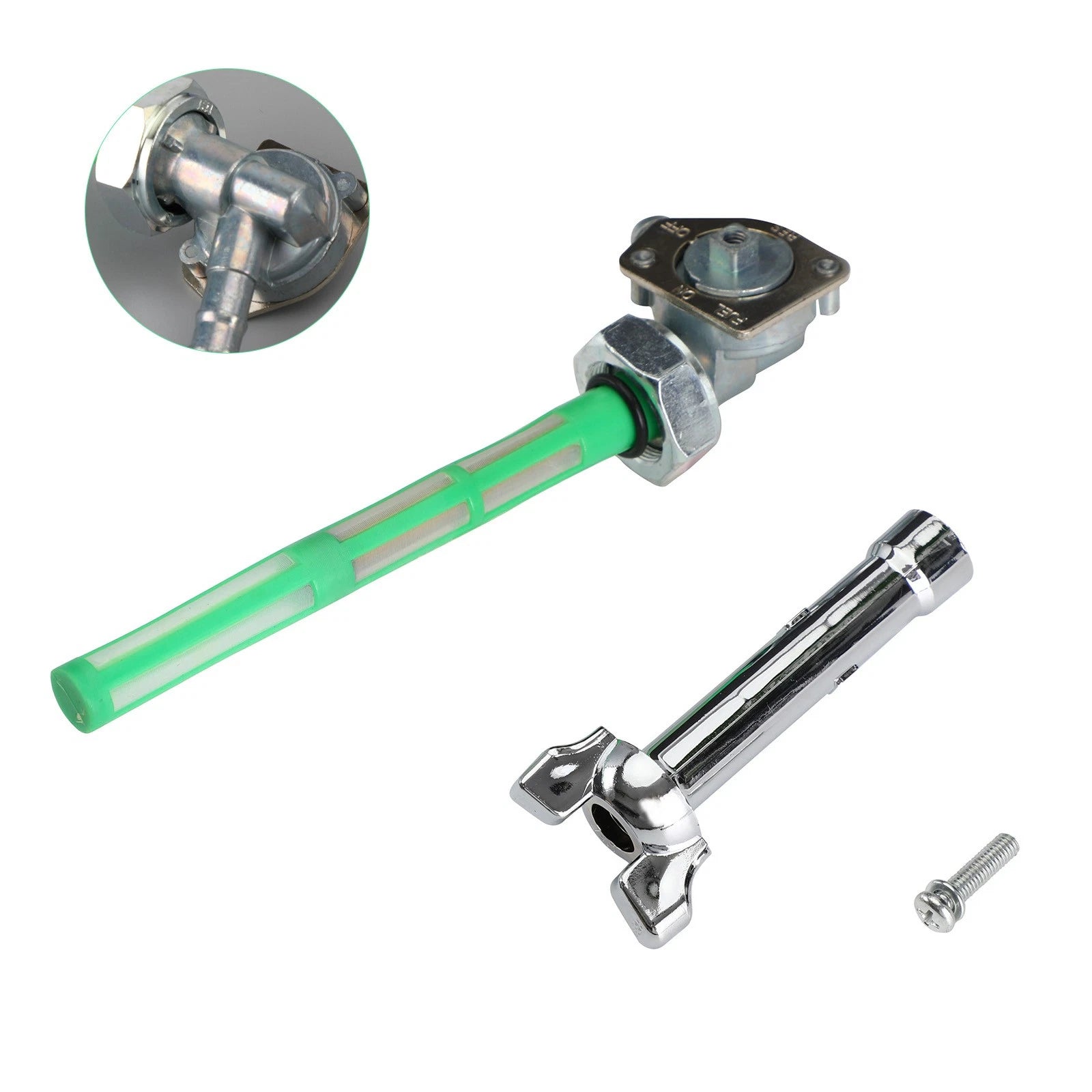 Fuel Gas Petcock Valve & Lever for Honda Shadow VLX600 VT600C (1988–1998)