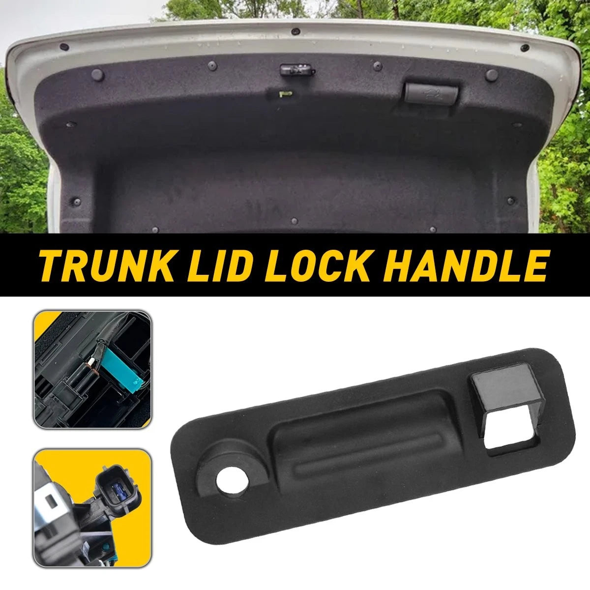 Outside Trunk Lid Lock Handle for Hyundai Sonata (2015–2017) 81260-C1010 EXV