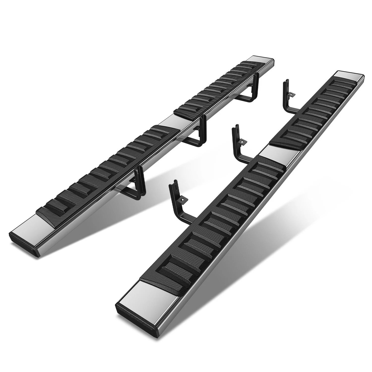 Set of 2 Rectangular Steel Running Boards for Colorado Canyon (2015–2024)