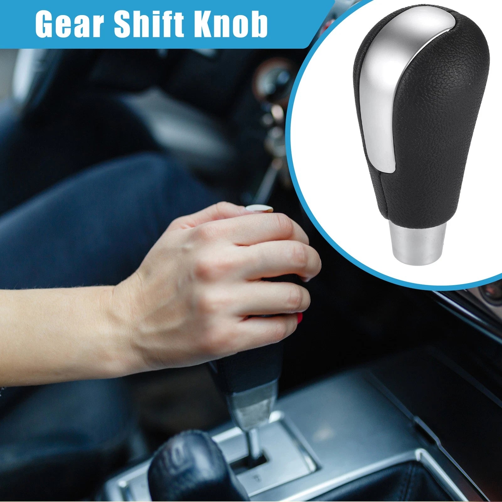 Automatic Transmission Gear Shift Knob for Mazda 3 (2009–2016) Matte Silver