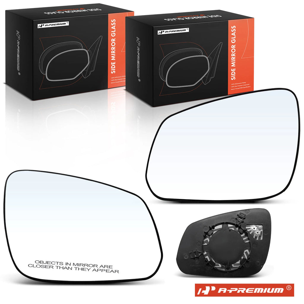 2X Heated Power Mirror Glass for Chevrolet Spark (2016â2018)