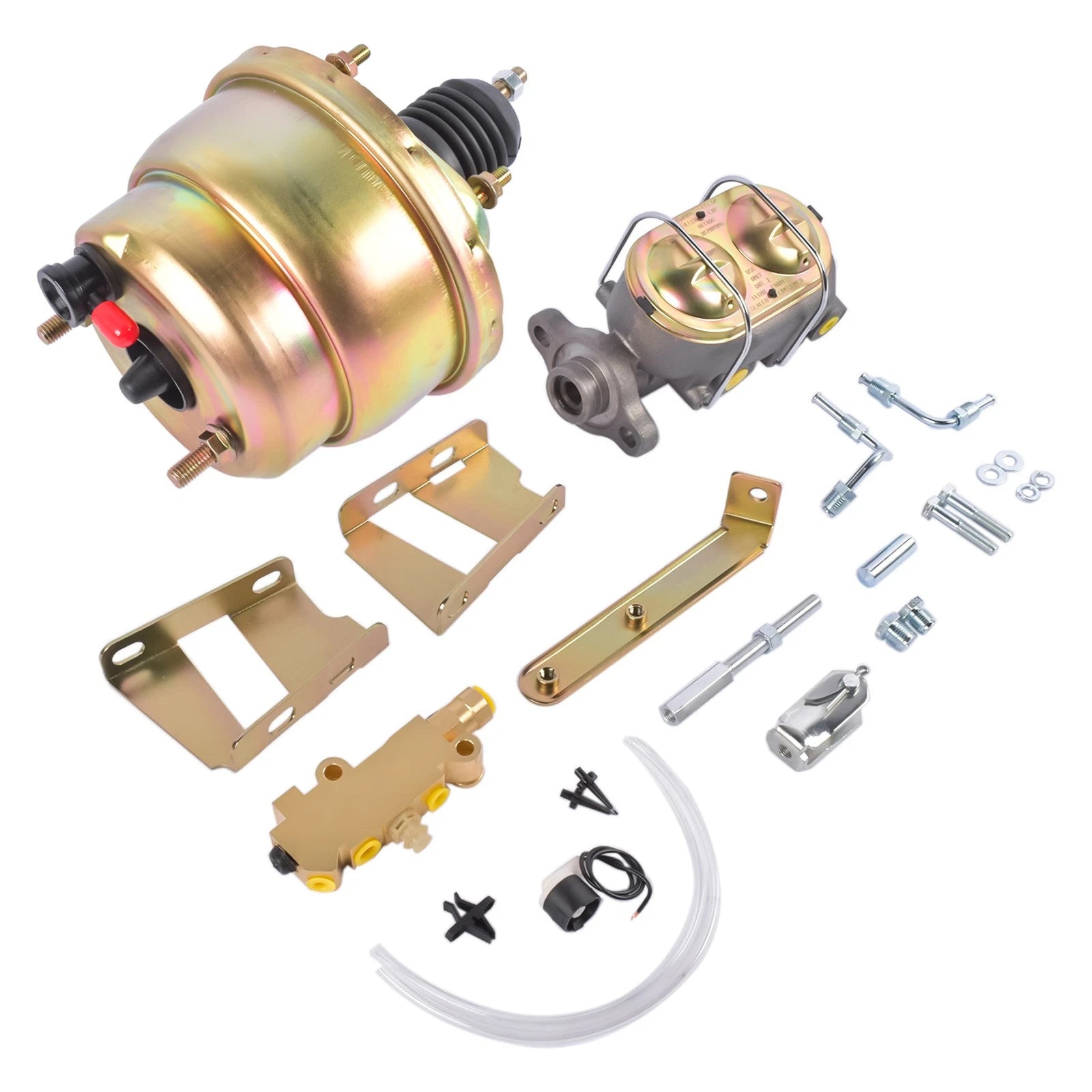 Dual 7" Brake Booster Master Cylinder Kit for Bel Air Impala Biscayne (1959–1964)