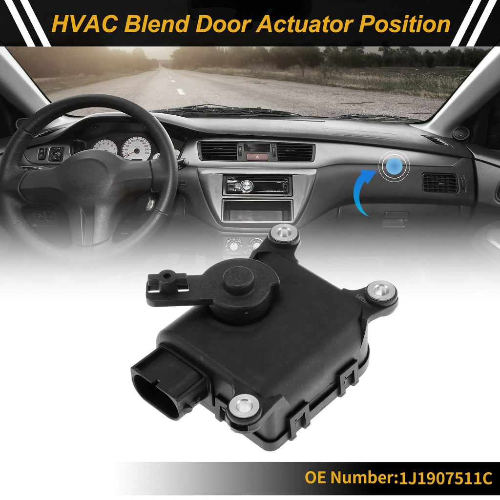 HVAC Heater Blend Door Actuator for Volkswagen Jetta (2006–2010) No. 1J1907511C