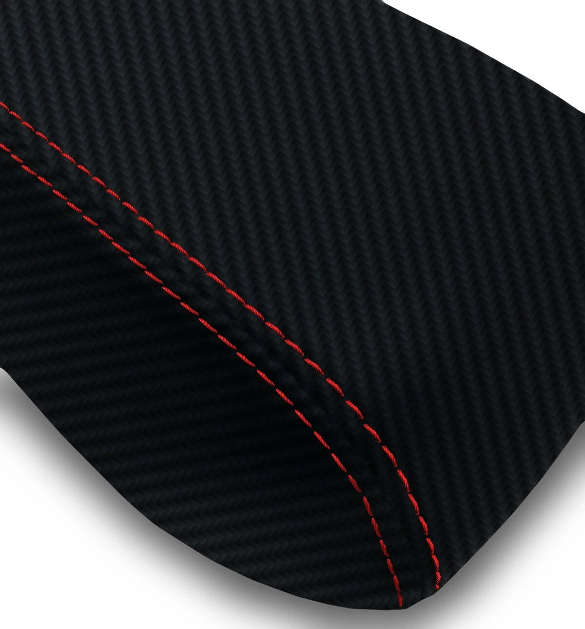 Console Lid Armrest Cover for Subaru Forester (2009–2018) Red Stitch