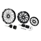 Set of 2 Wheel Rims for Harley Touring (2009–2023) 21" Front & 18" Rear