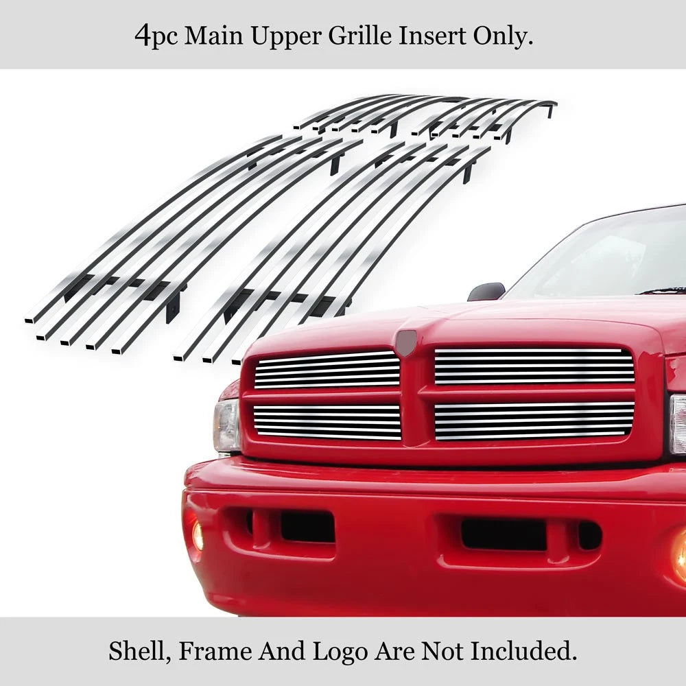 Stainless Chrome Billet Grille Insert for Dodge Ram Sport (1999-2001)