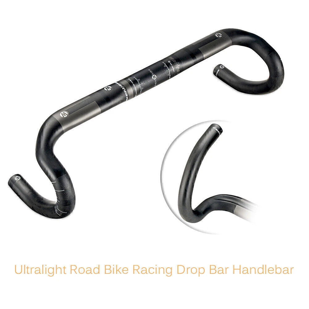 420mm Handlebar for Road Bike (UD Carbon Fiber, 31.8mm, 230g)