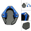 Kickstand Enlarged Plate Pad for Tiger 850 Sport (2021–2023) Blue