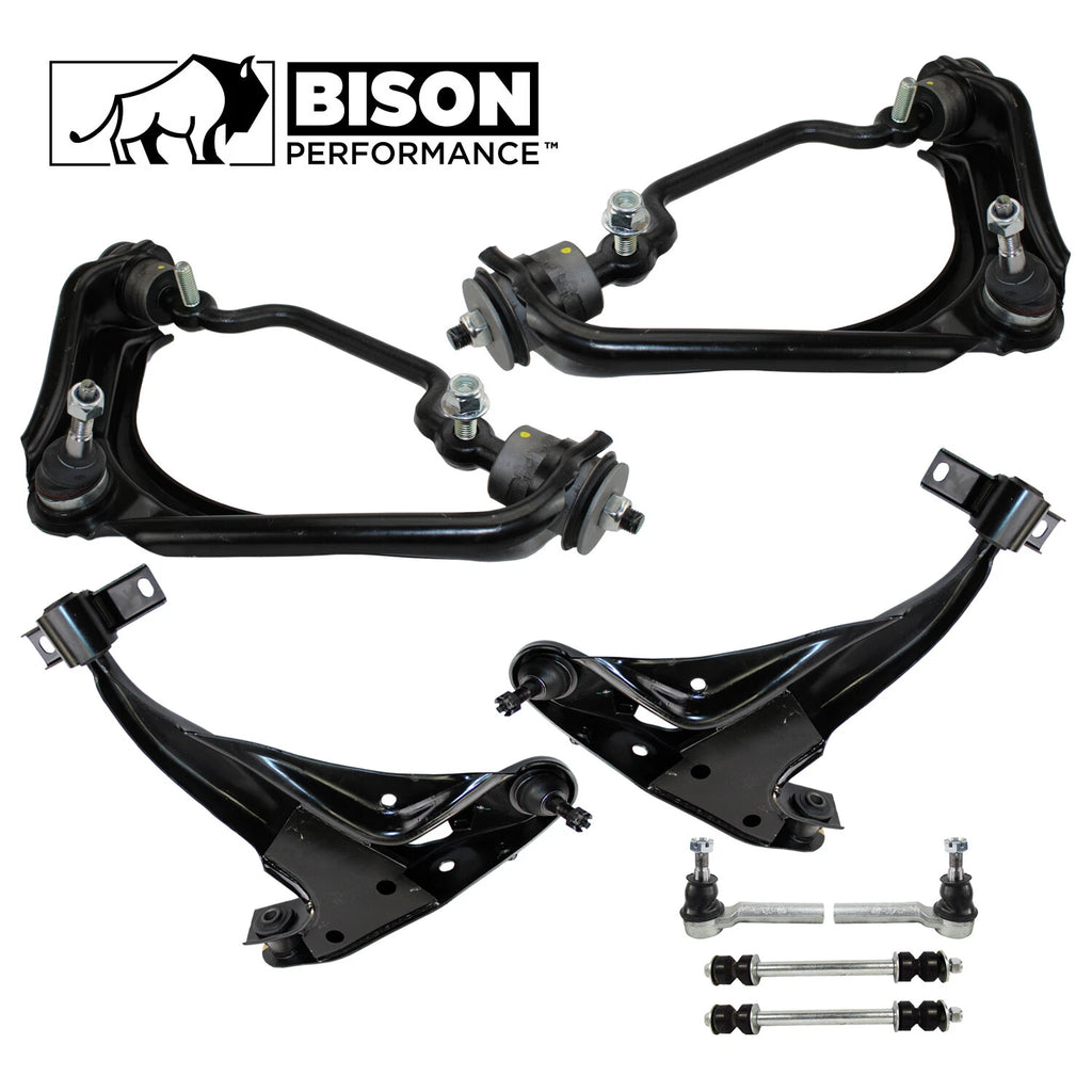 8pc Front Control Arm Sway Bar Tie Rod End Kit for Ford Mercury