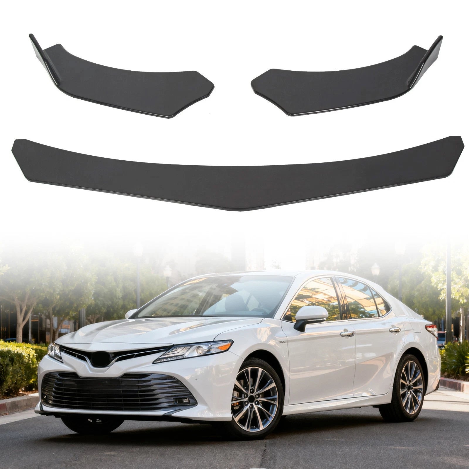 Front Bumper Lip Spoiler Kit for Toyota Camry (2018–2020)