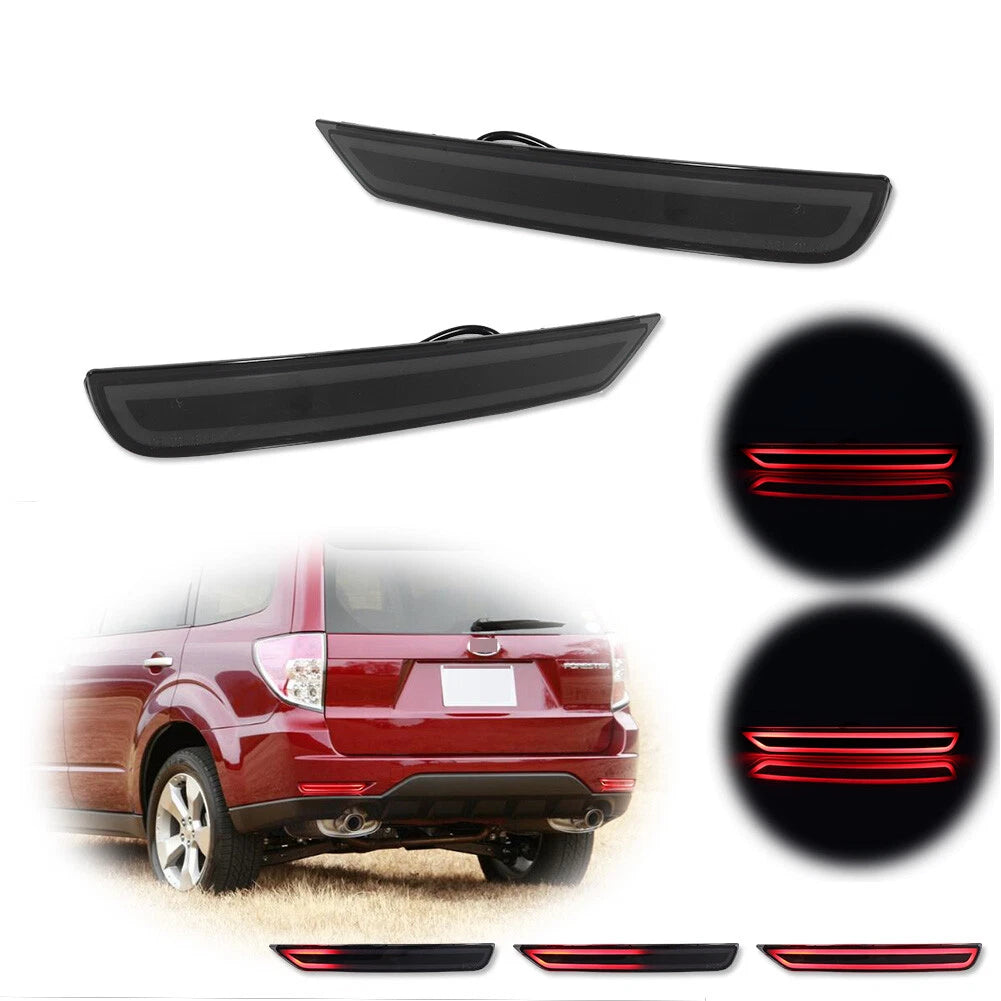 LED Brake Tail Light with Strobe Flash for Subaru Forester (2008–2018)