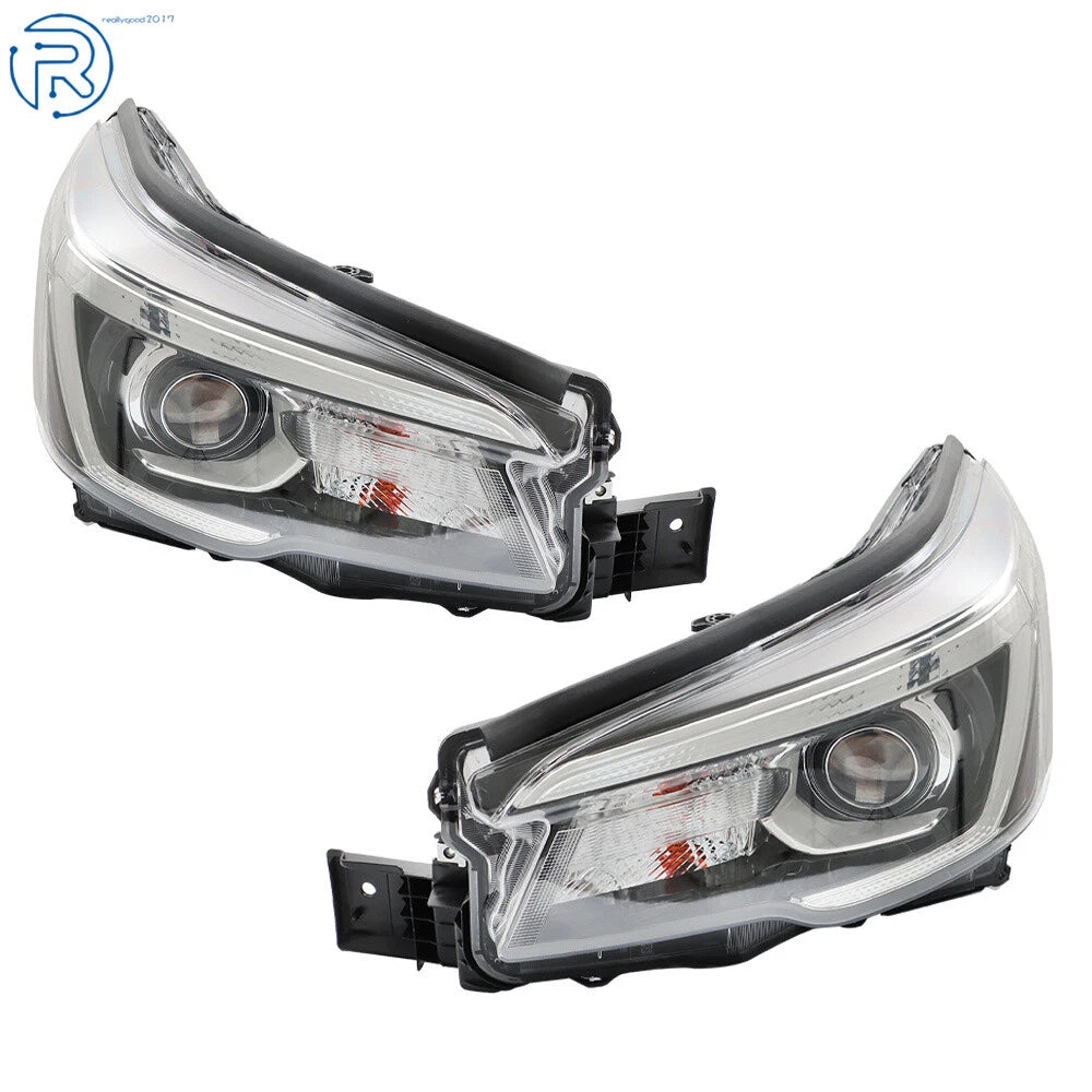 Set of 2 LED Headlights for Subaru Forester (2019-2020) Chrome