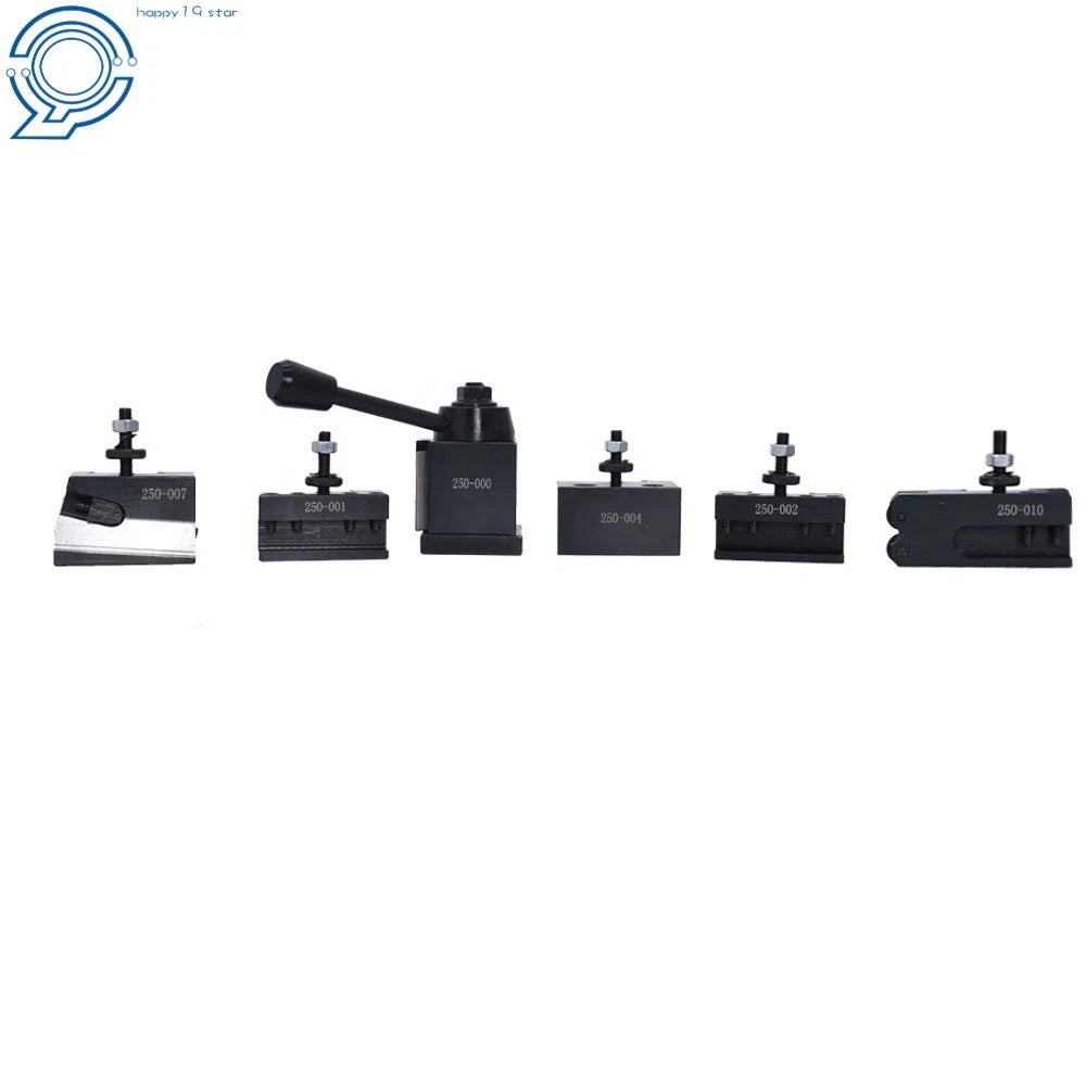 Set of 4 Quick Change Tool Post Holders for Mini Lathe Up to 8" (OXA 250-000)
