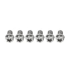 6pcs M8x15mm Titanium Torx Head Flange Bolts for Motorcycle Bike
