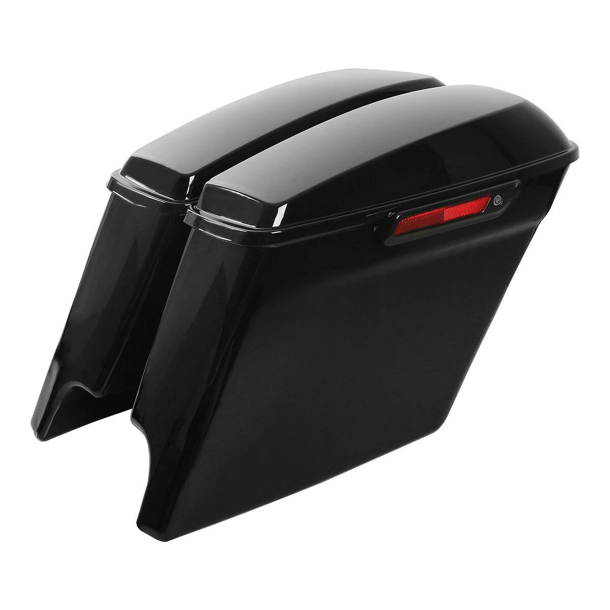 5" Stretched Extended Hard Saddle Bags for Harley Softail Fatboy (1984–2017)