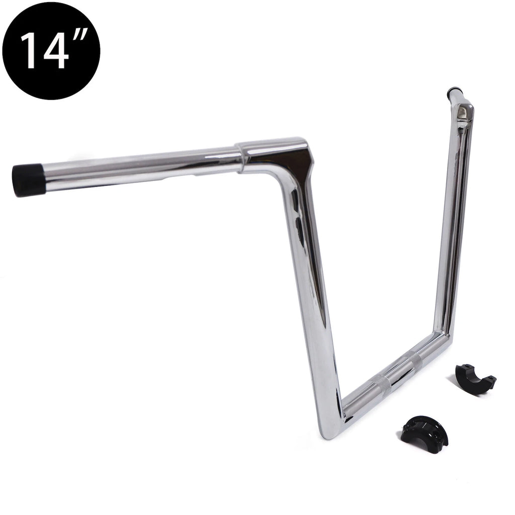 Chrome 14" Ape Hanger Handlebar for Harley Road Glide FLTRX FLTRU (2015–2020)