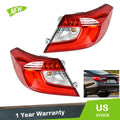 Set of 2 Outer Tail Lights for Honda Accord (2018–2021) Red