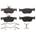 Set of 2 Rear Brake Pads for Mazda CX-30 (2019–2021)