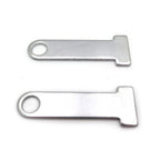 2X Helmet Strap D-Ring Steel Lock Extensions for Universal Motorcycle