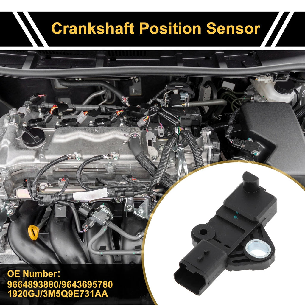 1 Pc Crankshaft Position Sensor No.9664893880 for Ford Kuga (2008–2010)
