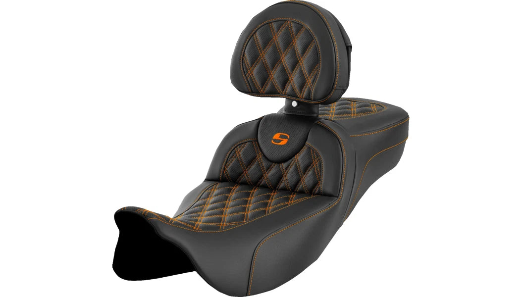 Saddlemen Roadsofa Extended Reach Seat Backrest for Harley (2008–2023)